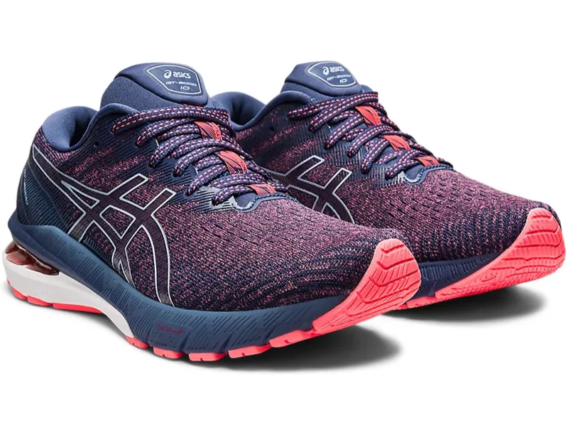 Asics Women's GT-2000 10 Coral/Blue-1